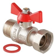 Кран шаровый 3/4"ВН VALTEC BASE с накидной гайкой VT.260.N.0505