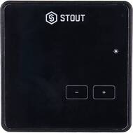 Терморегулятор STOUT R-9z  проводной, ЖК-дисплей с подсветкой, черный, STE-0101-009004 — миниатюра 1