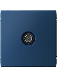 Розетка Systeme Electric ARTGALLERY ТВ оконечная 1DB, механизм, аквамарин, GAL001191