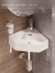 ���������� Sanita Luxe LINE 35 (350�350�110) �������, ����� WB.CR/Line/35-C/WHT.G/S1
