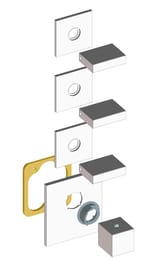 ��������� ��������� Bossini Rectangular ������� �����, �������� �������, ���� Z033205.030