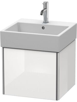 Тумба под раковину Duravit XSquare 484х397х460 подвесная, 1 ящик, белый глянец XS409202222