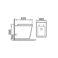 ������ ��������� Caprigo Modern Style 360�520�290 ������������, � �������� ���������, ����� S-1203