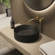 Раковина накладная Alice Spy 400х400х120 Aliglaze+, без отверстия под смес., черный мат. 34230108