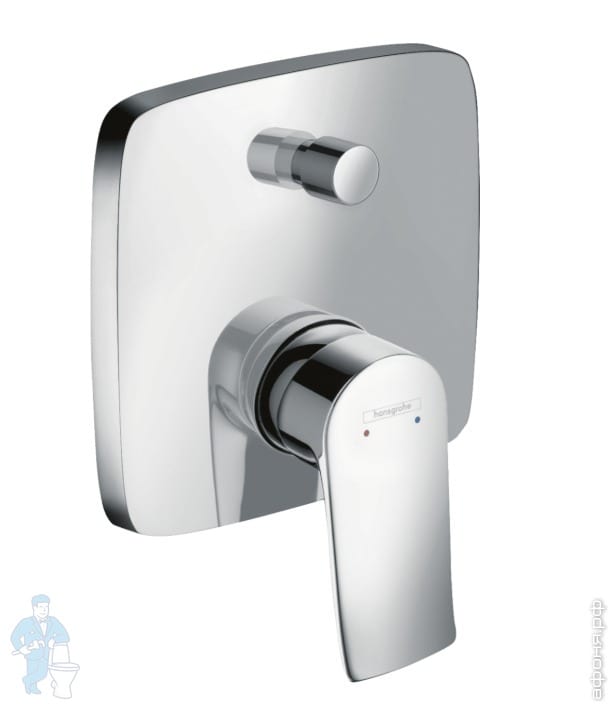 Смеситель Hansgrohe Metris 31454000 для ванны/душа, скрытый монтаж ...