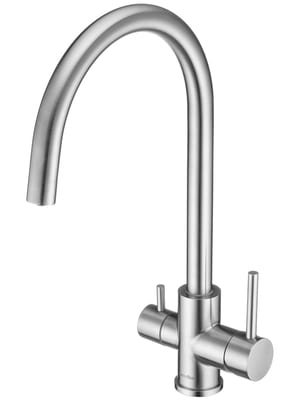 Смеситель для кухни Swedbe Selene Plus 8051 с каналом для фильтрованной воды, нерж.сталь