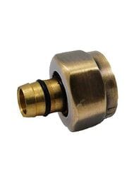 SCHLOSSER Резьбовое соединение для пластиковых труб GW 22x1.5 x 16x2 античная латунь 602600003.10