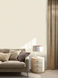 Обои виниловые на флизелине Grandeco Atmosphere AT1003 (0,53х10,05) моноколор, бежевые (рул.)