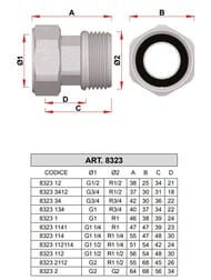 ���������� FAR 1/2"�� � �������� ������, ������������� FC 8323 12