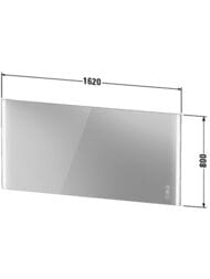 ������� Duravit XViu 1620�800 � ����������, ��������� ����., ������, ��������, ������� XV70470B1B1