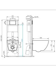 ����������� Cersanit LINK PRO+������ � �������� BRASKO SMART CO DPL EO slim, ��� ������ 64916