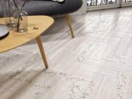 Керамогранитная плитка KERAMA MARAZZI Кантри Шик (99х402) белая с декором SG401600N (кв.м.)