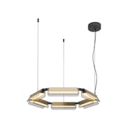 Подвесной светильник Maytoni Flat (Флет) MOD296PL-L40BS3K, 3000K, 40Вт, 120°, IP20, LED, черный
