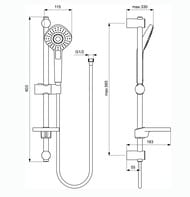 ����� ���������� 3�1 Ideal Standard ESLA ��� �����������, �����/����, ������� �������� BC264AA