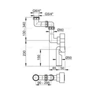 ����� ������������� Alcaplast A873 ��� ����������, ���������� ������������