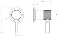 ��������� Gessi Inciso 58109.031 ��� ����, ������������, �� 1 �����, ������� �����, ����