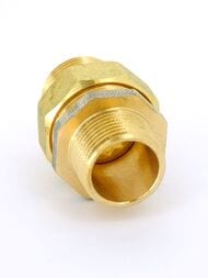 Сгон (американка) VIEGA 1"Нх1"Н прямой, коническое уплотнение, бронза   446 901 — изображение 2