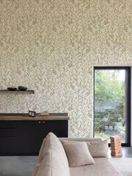 Обои виниловые на флизелине Grandeco Perfect Harmony PH 3205 (0,53х10,05) коричневый рул.)
