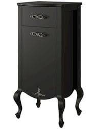 Комод Caprigo Бурже nero lucido 486х1007х421 левый 11060L-020