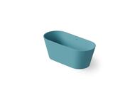 Ванна отдельностоящая Dea Design DD8606 1600 15 (1600х700х580), овальная, слив-перел, д/к, бирюзовый