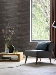 Обои виниловые на флизелине Rasch Allegretto (0.53x10.05) под дерево, черные 822533 (рул.)