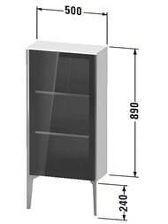 ���� ��������� Duravit XViu 500�890�240 ����� �����, ������ ���./����� ������/������ XV1361LB222