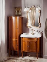 Пенал Caprigo Треви noce antico 465х1600х420 левый 11550L-В009
