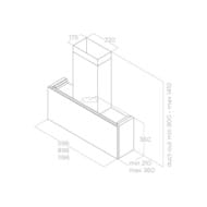 ������� ELICA Rules DEKT/F/60 LED, 600 �360�210 ��, 1200 �3/�, 277 ��, ������ Dekton PRF0163755