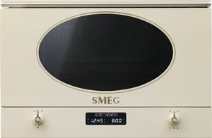 Встраиваемая микроволновая печь SMEG MP822PO (595х390х334 мм), цвет кремовый