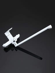 Смеситель для ванны с изливом и дивертором , GAPPO белый хром, G2248