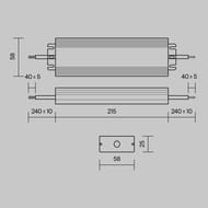 ���� ������� Maytoni Technical (��������) PSL008-100W-48V-IP67 48� 100�� PSL008, IP67, �������