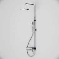 Душевая система AM.PM X-Joy F0785A700  со смесителем-полкой, верхний/ручной душ, хром — изображение 6