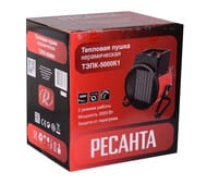 Тепловая электрическая пушка РЕСАНТА ТЭПК-5000K1 круглая, 5000Вт, керам.нагрев.элемент,  67/1/50