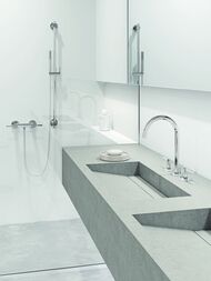 Смеситель KLUDI Nova Fonte Puristic для душа, двухзахватный, хром 207100515