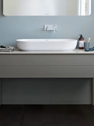 Раковина Duravit Luv 800х400 шлифованная, белая, выпуск с керамической крышкой 0379800000