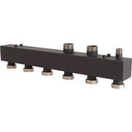 Коллектор распределительный ROMMER 3 отопительных контура 1.1/2", сталь
