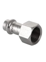 Пресс соединитель VALTEC 15х3/4"В, нерж. сталь, VTi.902.I.001505 — миниатюра 1
