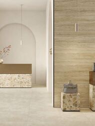 Керамогранитная плитка Vitra CityStone Травертин Клауд (600х1200) бежевая K951848R0001VTEP (кв.м.) — изображение 3