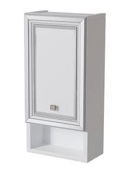 Шкаф с нишей Caprigo Фреско 360 bianco alluminio 362х730х180 левый 10692L-B016 — миниатюра 1