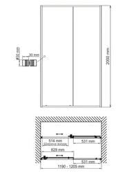 ������� ����� WasserKRAFT Rhin 44S05 (1200�2000) ������ ���������� 6��, ������� �����