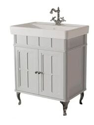 Тумба под раковину Caprigo Борго 70 (700х882х480) напольная, отделка bianco-grigio 33418-B177
