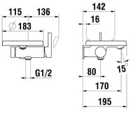 ��������� ��� ���� Laufen KARTELL ���������, � ������ �����, ���� 3.2133.9.004.141.1