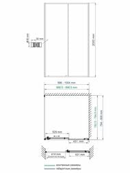 ������� ������ WasserKRAFT Dill 1000�800�2000 ������ ����������/������� ������ 61S17