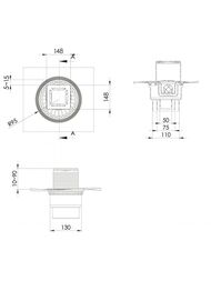 ���� ������� BERGES ZENTRUM Norma 150�150, ���� ������, ����. ������ ���� D50/70/100, 091463