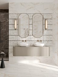 Плитка настенная Gracia Ceramica Капелла бел низ 03 (1-й сорт) (250х400) белая 010100001556 (кв.м.) — изображение 3