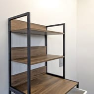 Стеллаж COMFORTY (650х1600х465) для стиральной машины, напольный, дуб темно-коричневый 00-00011201
