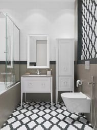 Пенал KERAMA MARAZZI PLAZA Classic Neo напольный, 458х337х1750, белый матовый PL.CN.175\WHT.M