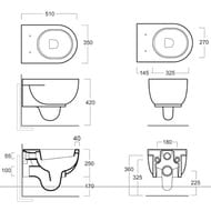 ������ ��������� Simas E-LINE (350�510) �������������� ������, ������, ����: ����� EL 18/F 85