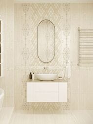 Плитка настенная Gracia Ceramica Regina beige wall 01 (250х600) бежевая (кв.м.) — изображение 2