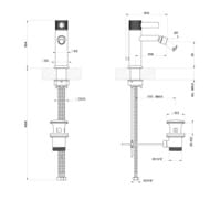 ��������� Gessi Inciso 58007.299 ��� ����, �������������, � ������ ��������, ������